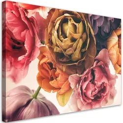WANDBILD blumenstrauß bunte blumen