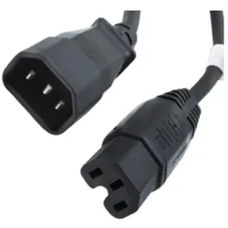Origin Storage 1m Power Cable - Pdu To Switch (1 m), Stromkabel, Schwarz