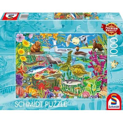 Schmidt 58063 - Küstenwelt, Puzzle, 1000 Teile