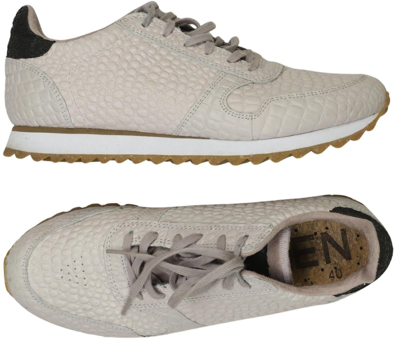 Woden Damen Sneaker, Beige, Gr. EU 40, kein / Etikett - Second Hand
