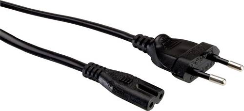 Value 19.99.2096 Strom Netzkabel Schwarz 1.80 m
