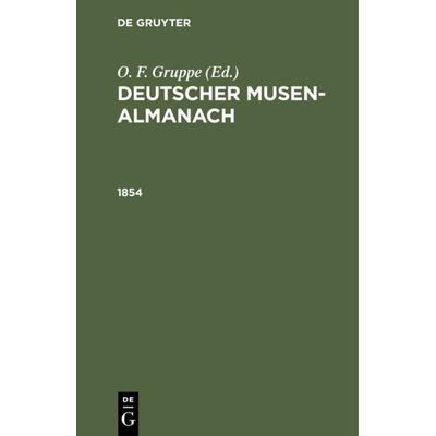 1854, Gebundene Ausgabe von , De Gruyter, 978-3-11-238847-1