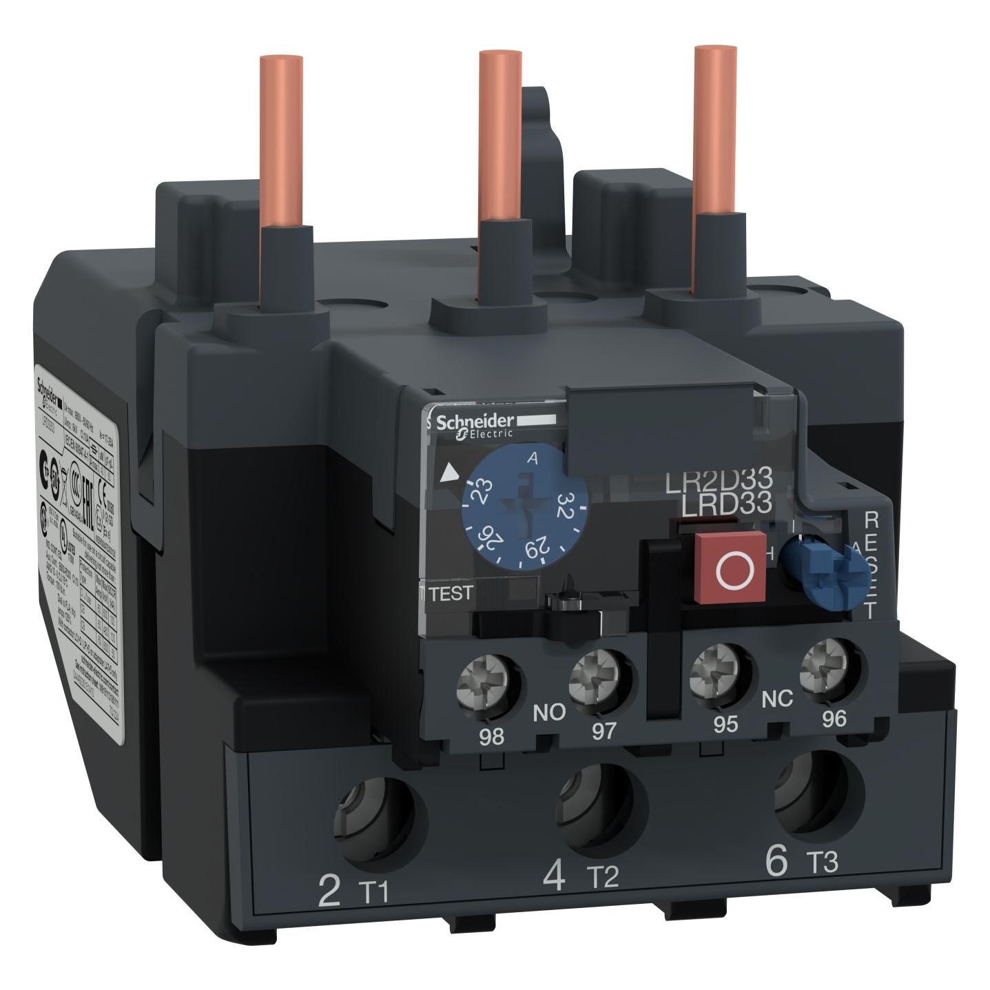 Schneider Electric Relay Overload Use with D40-D80 (LRD3353)