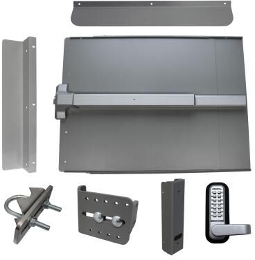 LockeyUSA Edge Panic Shield Kit Security - PB1100 - Black