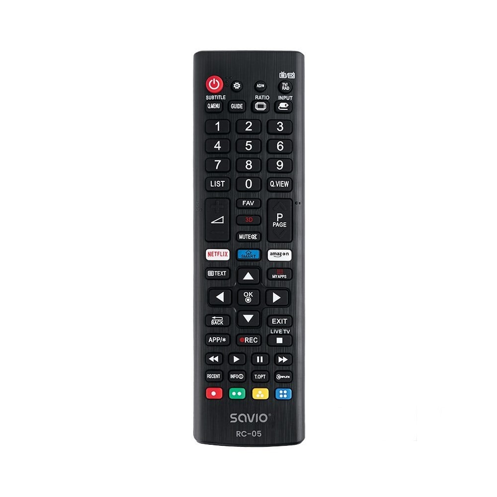 Savio Universele afstandsbediening vervanging voor LG TV RC-05 IR Draadloos
