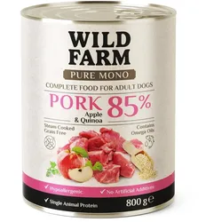 WILD FARM PURE MONO Pork Apple and Quinoa 800g Monoprotein-Hundefutter