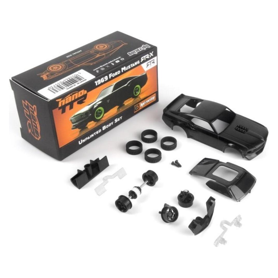 HPI Karosserie nano-TTR 1969 Ford Mustang RTR-X unbemalt (HPI160970)