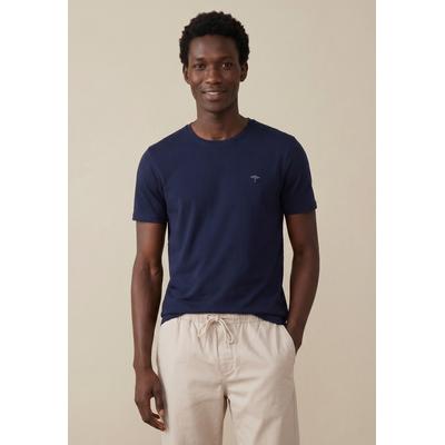 FYNCH-HATTON "FYNCH-HATTON Basic T-Shirt" Sommershirt in unifarben, mit Logostickerei
