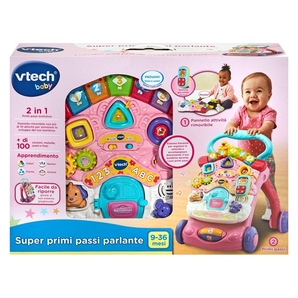 VTech Super First Steps Talking 2 in 1 - Pink (0.75 - 3 Jahre) (80-505659)