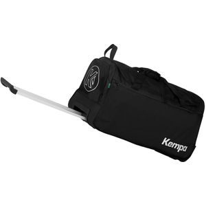Kempa Sporttasche M, schwarz, mit Schuhfach & Rollen, 59 cm, 60 Liter