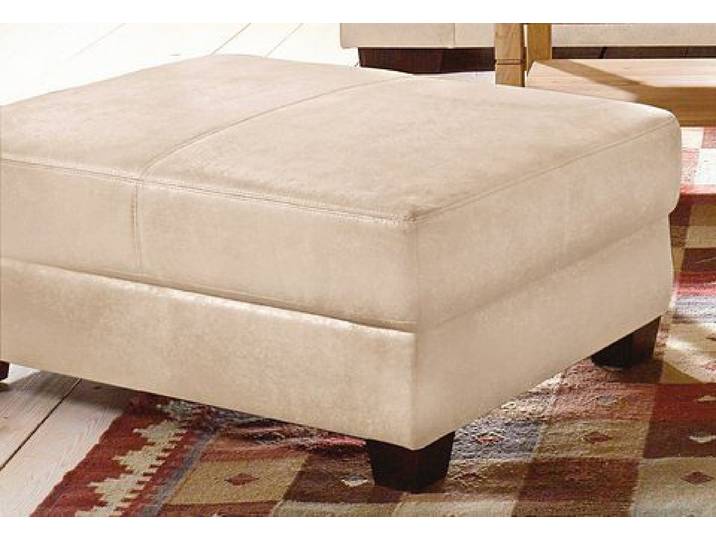 Hocker HOME AFFAIRE Falk , beige (natur), B:103cm H:42cm T:73cm, Microfaser Antiklederoptik (100% Polyester);Microfaser PRIMABELLE (100% Polyester);Luxus-Microfaser (100% Polyester);NaturLEDER (echtes Rindsleder), Hocker, Hocker, in 4 Bezugsqualitäten, gross