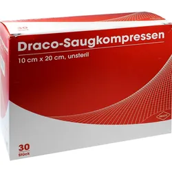 Saugkompressen Unsteril 10x20cm Draco 30 ST