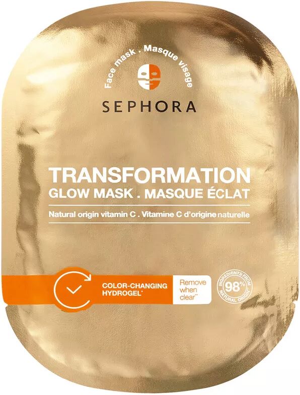 SEPHORA - Transformative Masken - Hydrogel-Gesichtsmasken - Vitamin C oder Peptide, 1 Stück, Fantasie