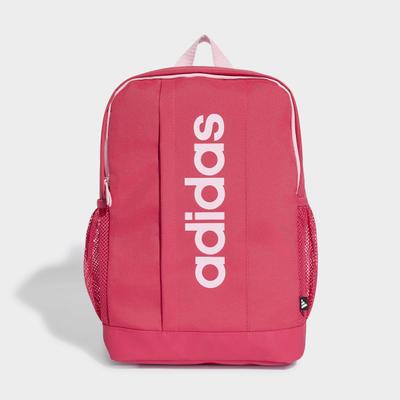 Rucksack ADIDAS PERFORMANCE "KIDS LINEAR", pink (power pink, clear pink), Rucksäcke, Kinder, Obermaterial: 100% Polyester, Rucksack, Maße: 10,5cmx 23cm x34cm