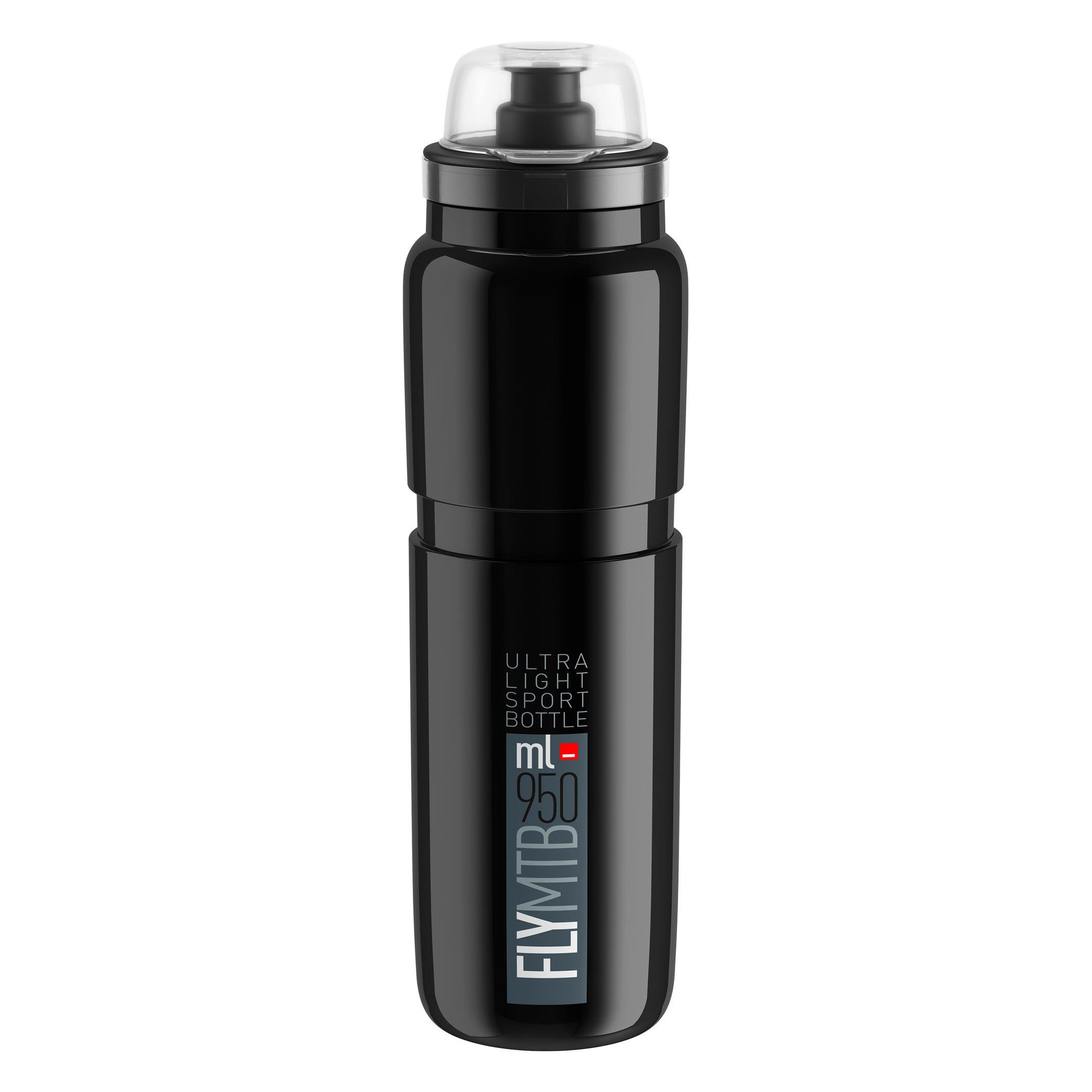 Elite Trinkflasche Fly MTB Tex Schwarz 950 ml (0.95 l) (EL0160923)