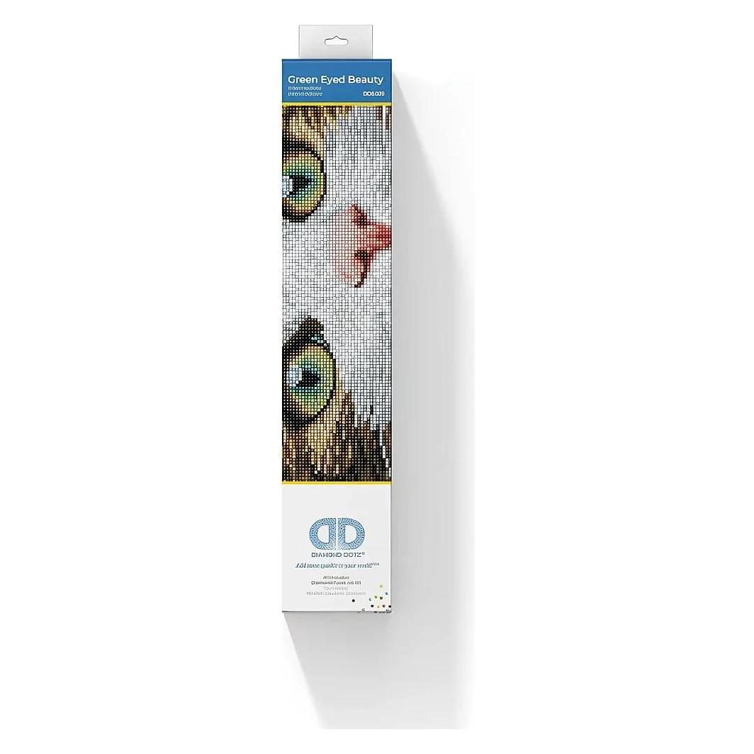 Diamond Dotz Diamond Painting Katze mit grünen Augen (DD6-029)