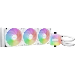 Be-Quiet CPU-Kühler Light Loop 360, BW023, PWM, AiO-Wasserkühler, für Intel & AMD, ARGB-LED, weiß