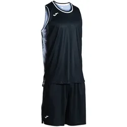JOMA Four Basketballtrikot + Shorts Set 102 - schwarz/weiß 4XL