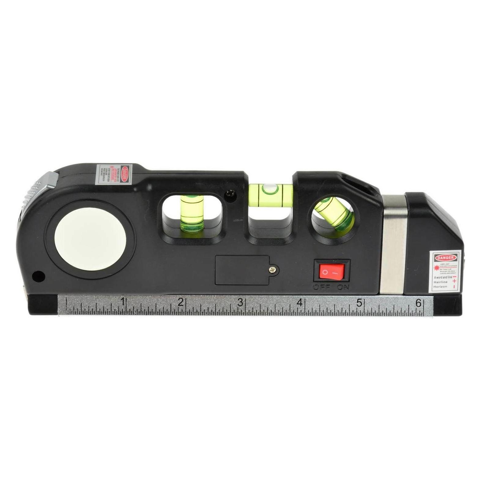 GEKO Laser-Wasserwaage mit Messgerät 2,5 m (250 cm) (5901477151255)