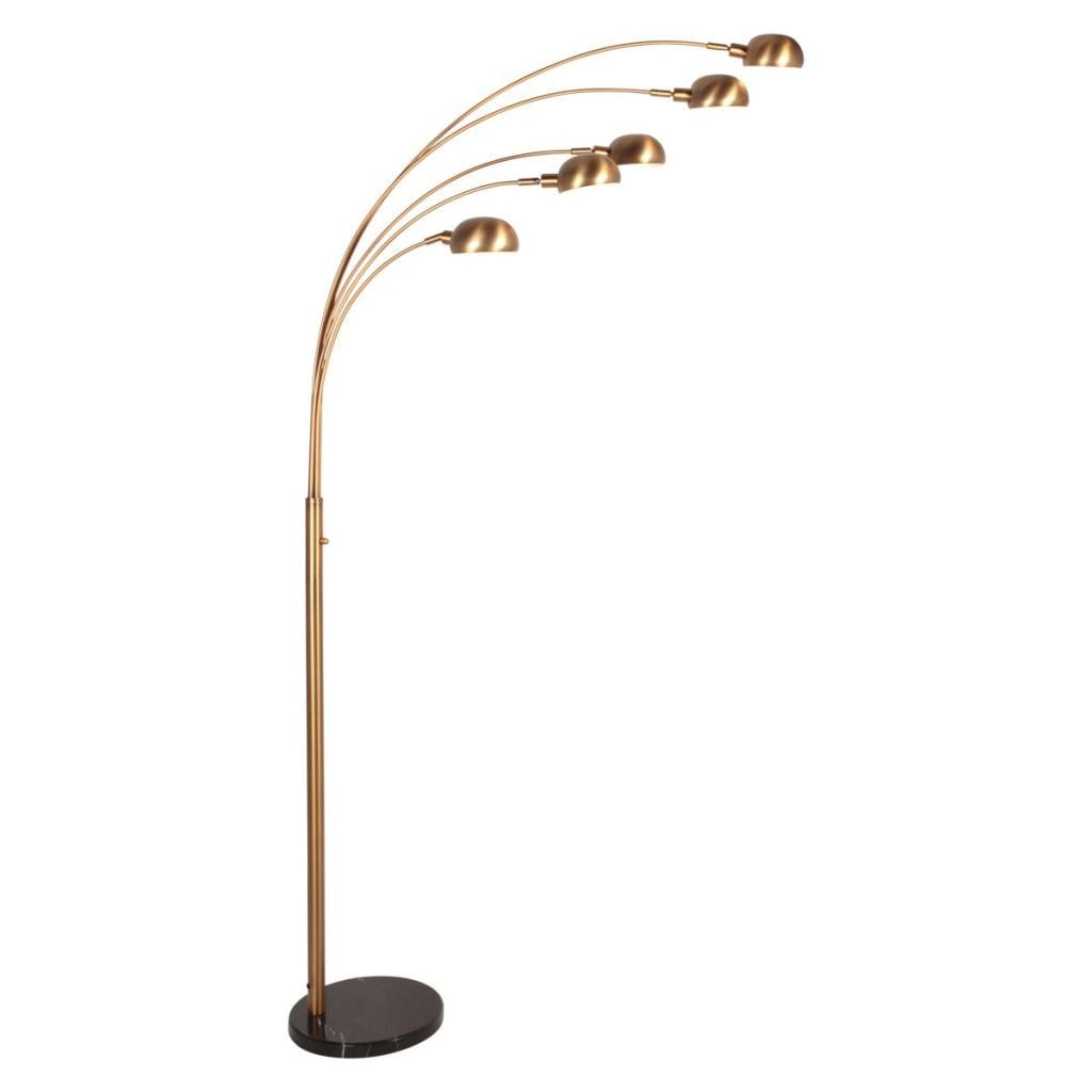 Steinhauer Vloerlamp Pentra brons modern metaal