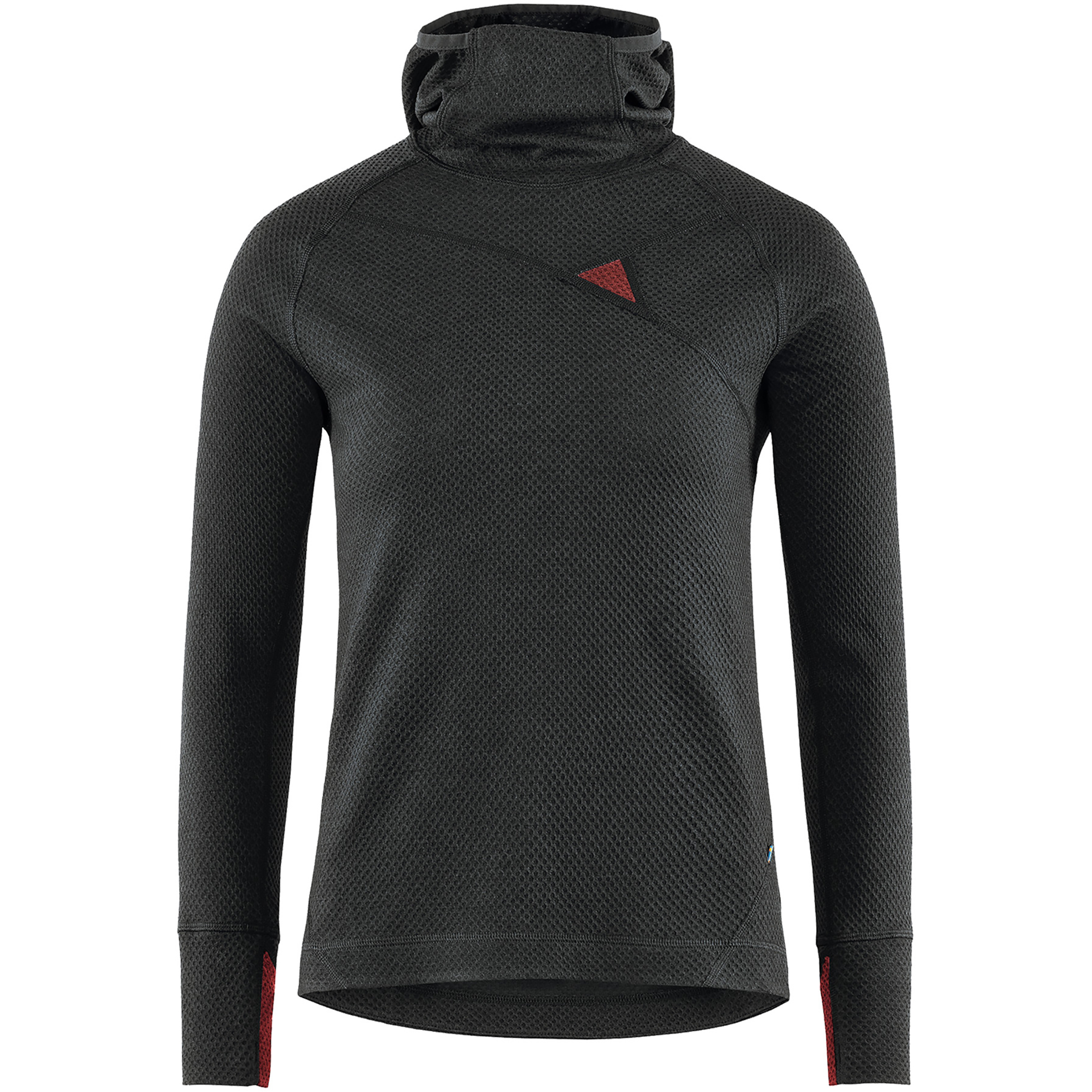 Klättermusen Huge Damen Hoodies schwarz Größe S Trekking Schnell trocknend Merinowolle