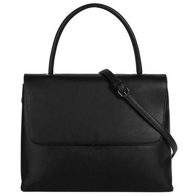 Henkeltasche BUGATTI "BUGATTI Damen ILVA", Damen, Gr. B/H/T: 36cm x 27cm x 15cm onesize, schwarz, Kunstfaser, clean, Taschen