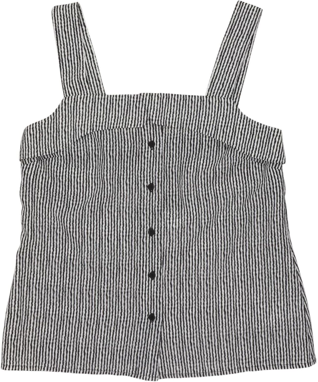 Warehouse Damen Top, Mehrfarbig, Gr. EU 34, Synthetik - Second Hand