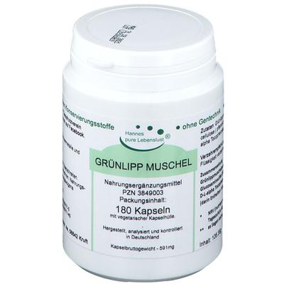 Grünlippmuschelextrakt Vegi Kapseln 180 St