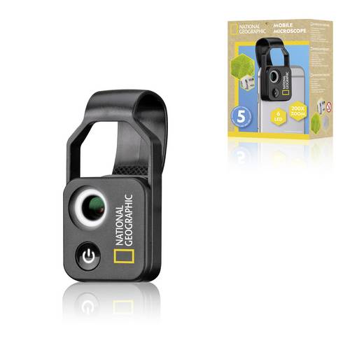 National Geographic 10025 Handy-Mikroskop 200 x Auflicht