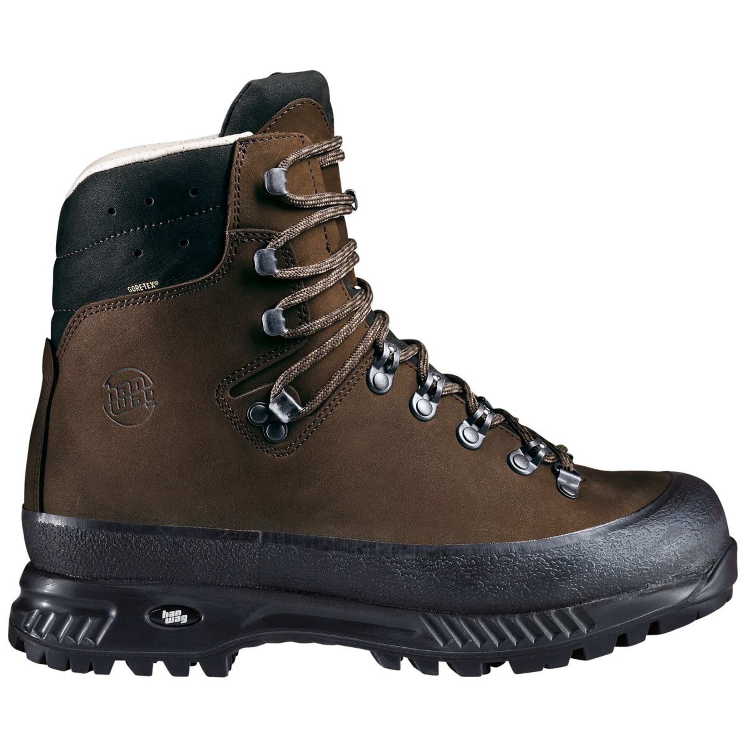 Hanwag Alaska Wide GTX Herren Wanderschuhe braun Größe 47 Trekking Wasserdicht