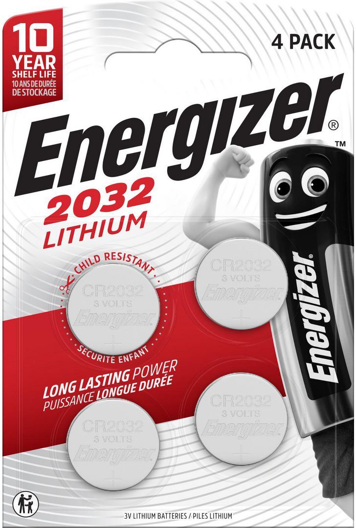 Energizer Batteri Lithium CR2032 4/fp