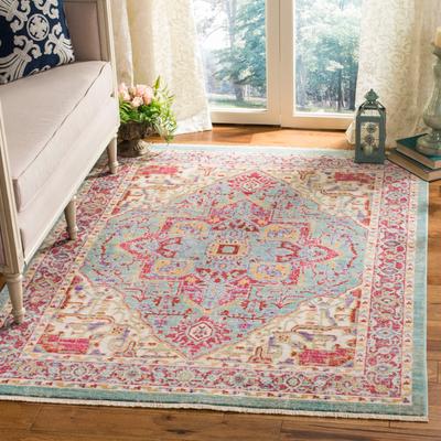 SAFAVIEH Sutton Ruzha Boho Oriental Polyester Medallion Rug