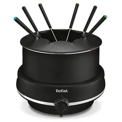 Tefal Easy, Fondue Set, Schwarz, Silber