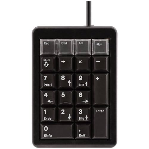 Cherry G84-4700LUCDE-2 Slim Line numeriek toetsenblok, USB, QWERTZ Duits, zwart
