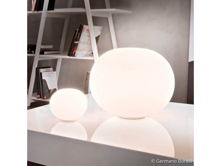 Glo-Ball Basic 2 Lampe de Table White - Flos - Salon / séjour - Design - Verre - Boule