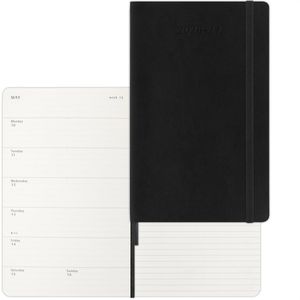 Moleskine Buchkalender 927982, Large, englisch, Jahr 2026/2027, A5, 18 Monats-Notizkalender, 1 Woche = 2 Seiten
