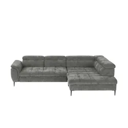 Twist Ecksofa  Denver ¦ grau ¦ Maße (cm): B: 290 H: 94 T: 217.0