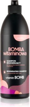 Joanna Vitamin Bomb Regenerating Shampoo champô regenerador para cabelo seco a danificado 500 ml. Vitamin Bomb Regenerating Shampoo
