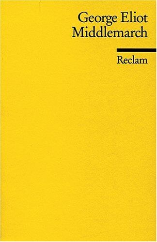 George Eliot - Middlemarch: Eine Studie über das Leben in der Provinz - Preis vom 19.10.2026 19:33:35 h