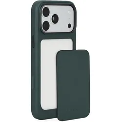 Troubadour Modulare Lederhülle - iPhone MagSafe Lederhülle (Apple iPhone X), Smartphone Hülle, Schwarz