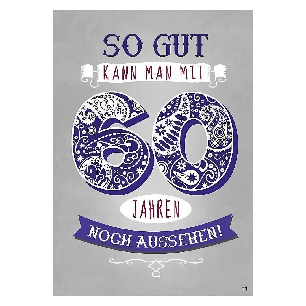 Depesche Musikkarte 60 So gut kann man mit 60 Jahren noch... (1 Stk.) (11673.011A)