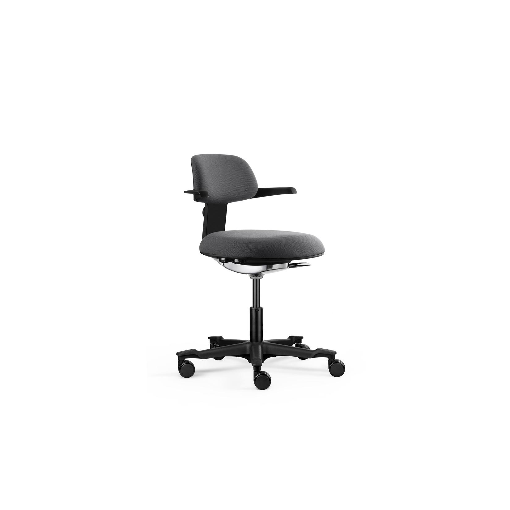 hjh OFFICE Arbeitsstuhl WORK 40 Stoff mit Armlehnen