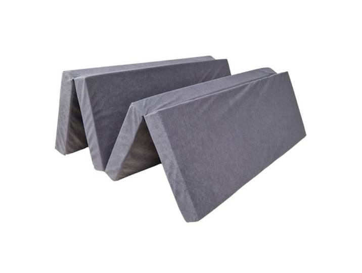 Une chauffeusse pliable 200 x 90 x 8 cm - 1008 Gris