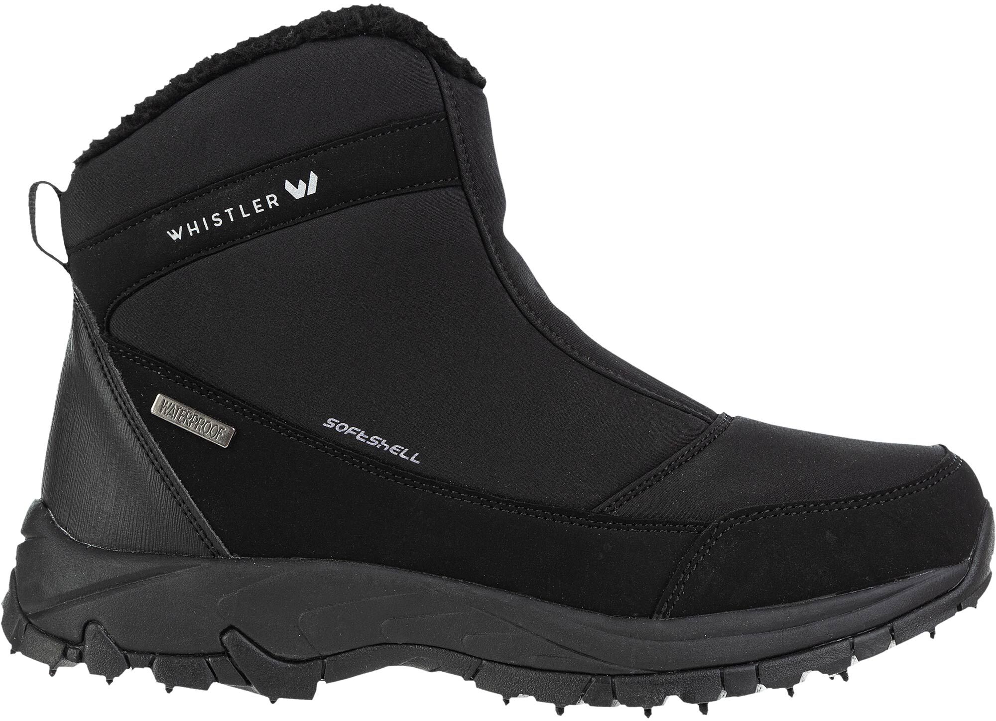 Stiefel WHISTLER "Kinger Spikes", Damen, Gr. 38, schwarz, Kunstfaser, Synthetik, Schuhe Stiefel, in rutschfester Qualität mit Spikes