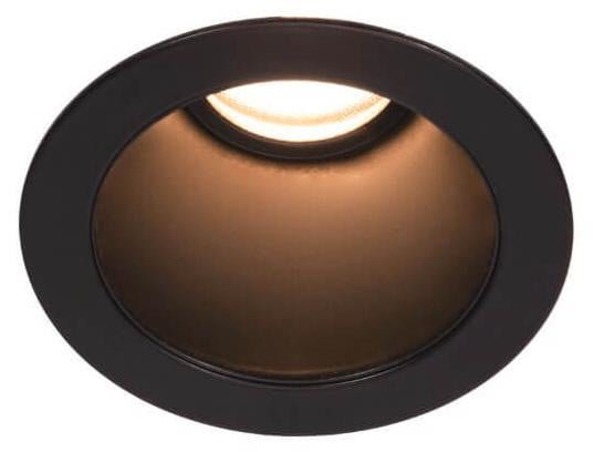 SLV Horn Led inbouwspot zwart - verdiept - 3000K