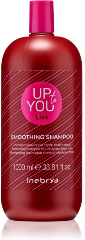 Inebrya Up To You Liss Smoothing Shampoo shampooing lissant pour cheveux indisciplinés et frisottis 1000 ml