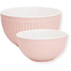 GreenGate Schüssel 2er-Set Alice Everyday, Pale Pink