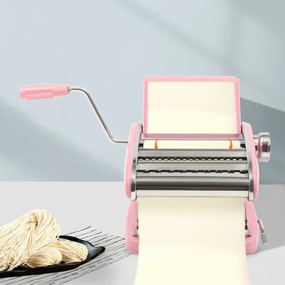 Stainless Steel Manual Pasta Maker Machine Fresh Pasta Roller & Noodle Cutter Stainless Steel Manual Pasta Maker Machine Fresh Pasta Roller & Noodle Cutter