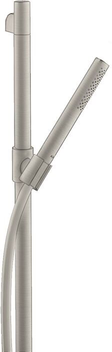 Hansgrohe Axor Starck Brauseset 27983800 900mm, mit Stabhandbrause, 1jet, Edelstahl-Optik