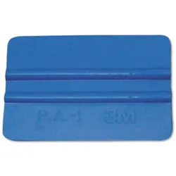 3M Kunststoff-Rakel, hellblau, weich, 100mmx70mm, P.A.-1